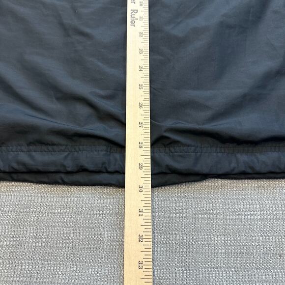 Nike Black White Windbreaker Jacket Large Y2K Retro Streetwear Track Zip Up - Picture 8 of 9